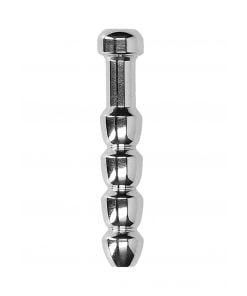 Geribbelde Holle Penis Plug - 9mm