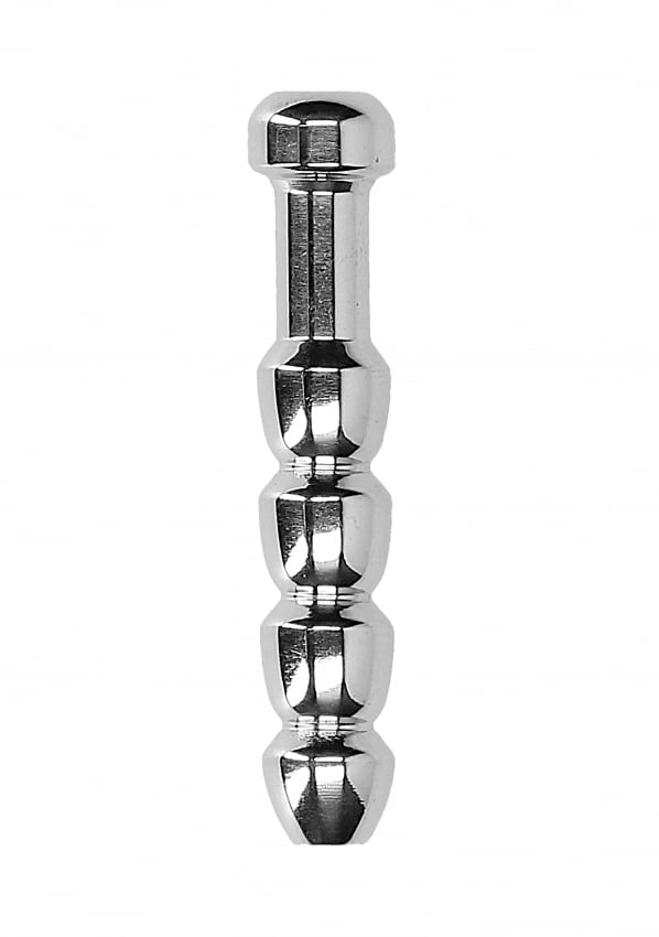 Geribbelde Holle Penis Plug - 9mm