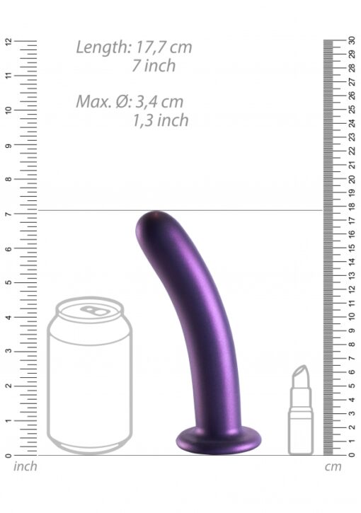 Gladde G-spot dildo met zuignap