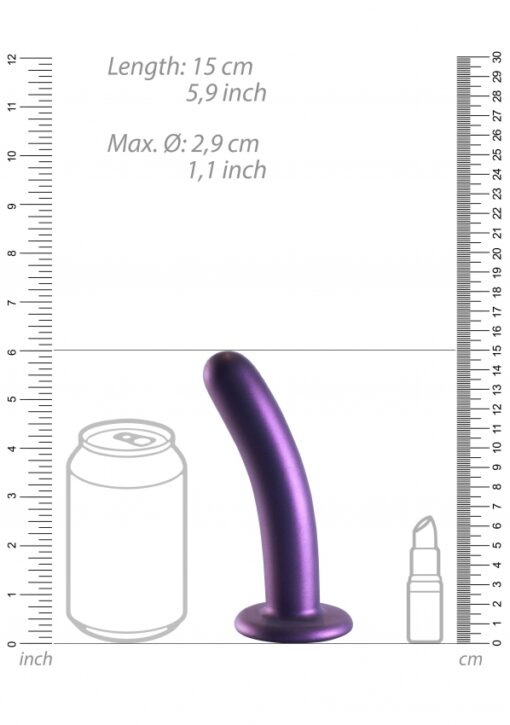 Gladde G-spot dildo met zuignap