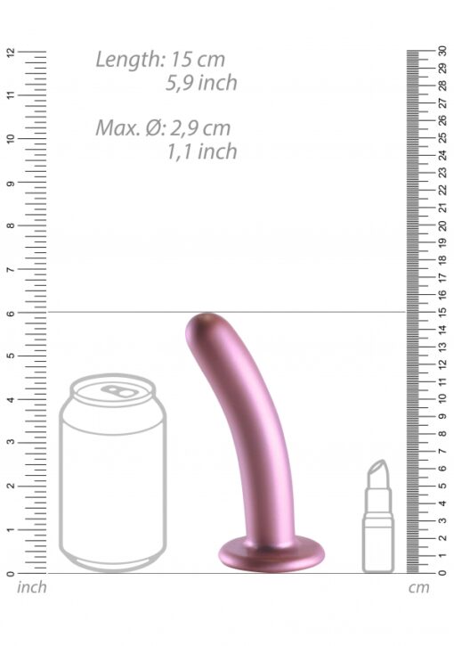 Gladde G-spot dildo met zuignap