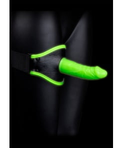 Glow in de Dark Siliconen dij strap on