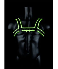 Glow in the Dark Body Harnas model Bulldog