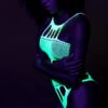 Glow in the Dark Body met Griekse halslijn