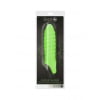 Glow in the Dark Dikke penis sleeve met ribbels