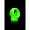 Glow in the dark - Cockring en ball strap