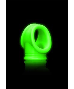 Glow in the dark - Cockring en ball strap