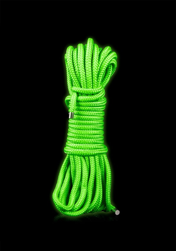 Glow in the dark bondage touw