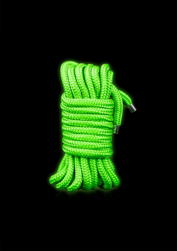 Glow in the dark bondage touw