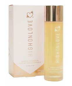 High On Love - Massageolie Decadente Witte Chocolade - 120 ml