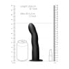 Holle Strap-on dildo licht gebogen