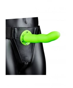 Holle Strap-on dildo licht gebogen