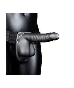 Holle Strap-on dildo met ribbels