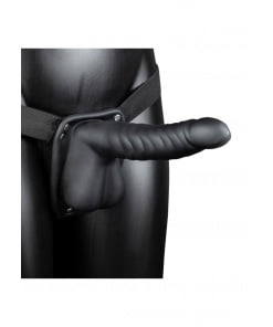 Holle Strap-on dildo met ribbels