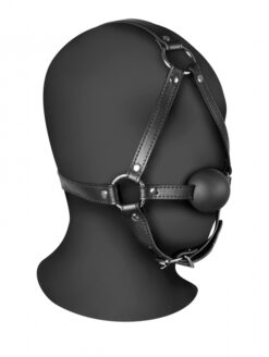 Hoofdharnas met Solid Ball Gag