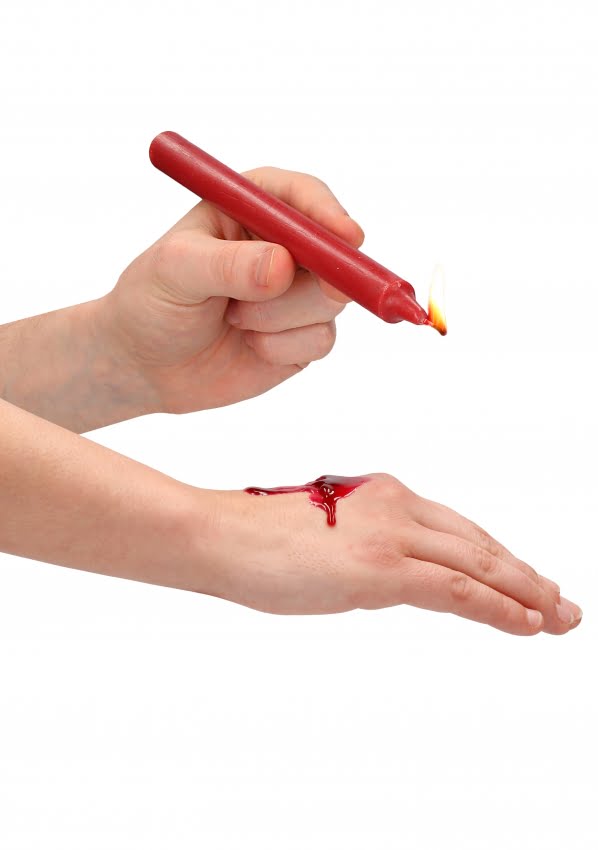 Hot Wax Kaarsen Groot model - Rood