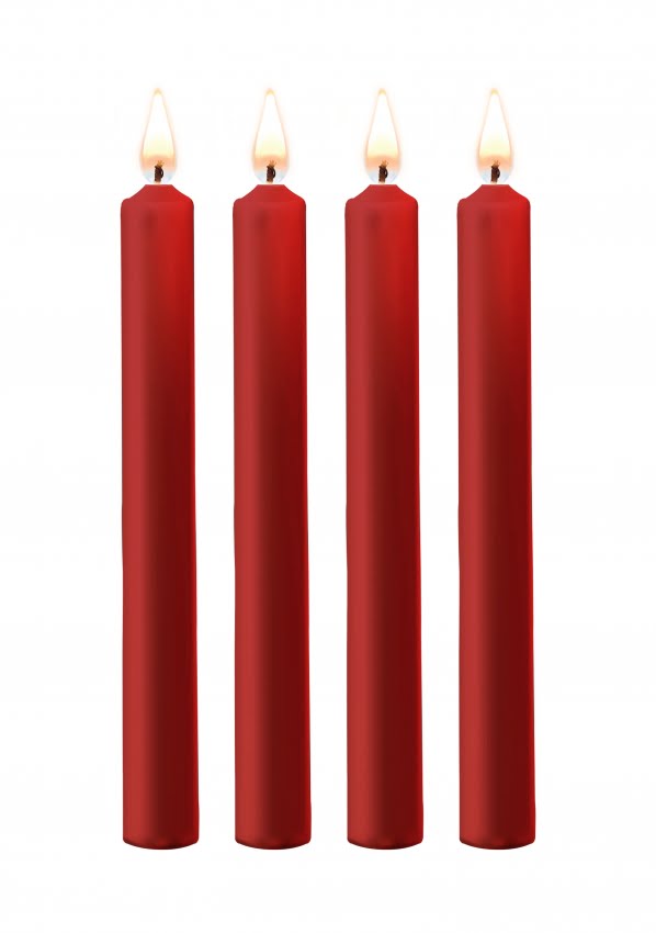 Hot Wax Kaarsen Groot model - Rood