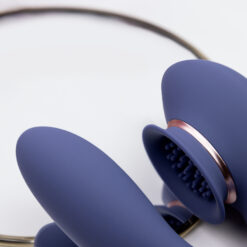 Twitch 3 - Oplaadbare Vibrator en Suction - Blauw/Grijs