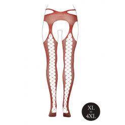 Jarretelpanty met bandjes in de taille