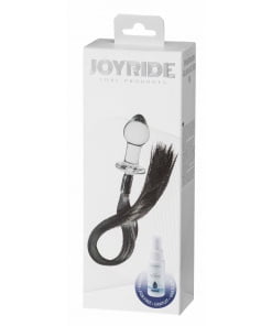 Joyride - Glazen Buttplug met Paardenstaart