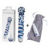 Joyride - Glazen Dildo met ribbels en nopjes - GlassiX Set 07