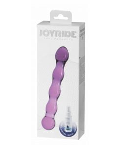 Joyride - Glazen Paarse Dildo voor vaginaal en anaal gebruik - GlassiX Set 02