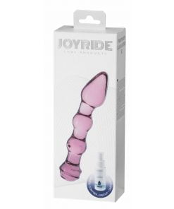 Joyride - Glazen Roze Dildo voor vaginaal en anaal gebruik - GlassiX Set 12