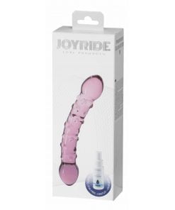 Joyride - Glazen Roze Dildo voor vaginaal en anaal gebruik - GlassiX Set 18