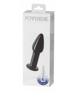 Joyride - Glazen buttplug - Zwart