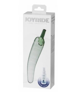 Joyride - Glazen dildo met groene accenten - GlassiX Set 06