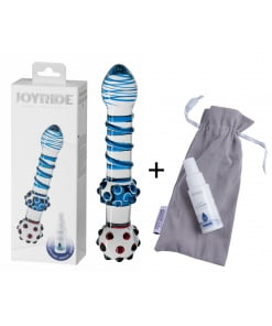 Joyride – Glazen Dildo met verdikkingen – Premium GlassiX Set 13