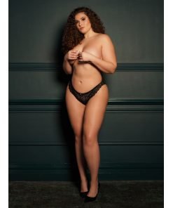 Kanten slip Plus Size