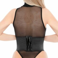 Kinky Diva – Taille Corset Croco – Zwart