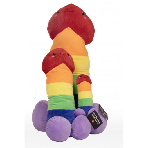 Knuffel Penis 60 cm - Rainbow Editie