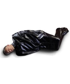 Kunstleren Sleeping Bodybag - Zwart