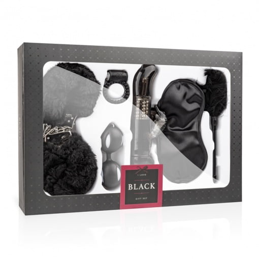 I Love Black Cadeauset - Erotisch Verrassingspakket