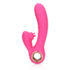 Tongue Flickering en Heating Rabbit Vibrator - Exuberant Pink