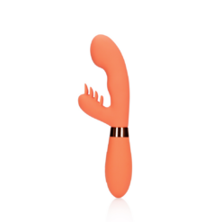Siliconen Rabbit Vibrator met Geribbelde Clitorale Stimulator - Glazed Carrots