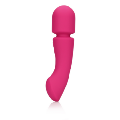 Ultra Soft Silicone Dubbelzijdige Wand Vibrator - Prestone Roze