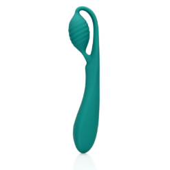 G-Spot Vibrator met Parels - Blauw Groen