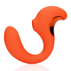 G-Spot Vibrator met Clitorale Pulse Wave - Untamed Orange