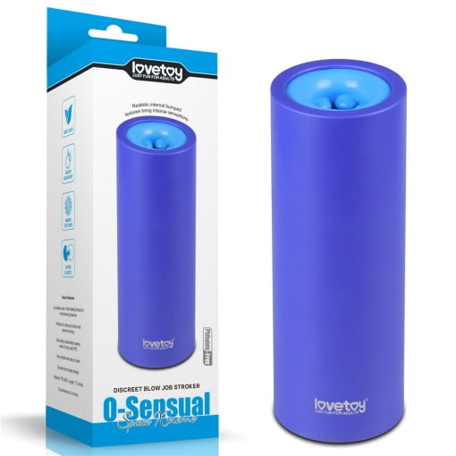 O-Sensual Discrete Blow Job Stroker met nopjes