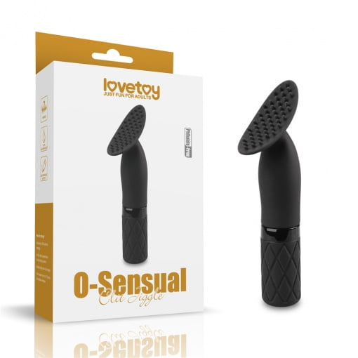 O-Sensual Clit Jiggle - Clitoris Vibrator - Zwart