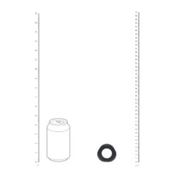 Ergo Liquid Silicone Cockring - Zwart