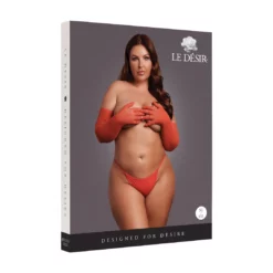 Le Desier- Opera handschoenen - Rood Plus Size