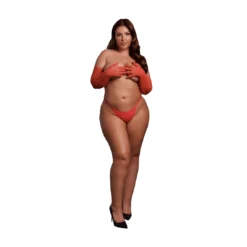 Le Desier- Opera handschoenen - Rood Plus Size