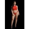 Le Desir - Sexy Strass Top en String Plus Size - Rood