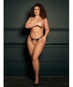 Le Desir - String met open kruis Plus size