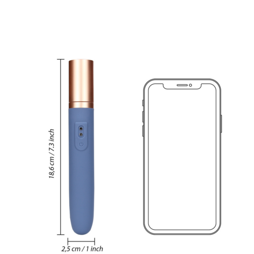 Loveline - Vibrator met glijmiddel compartiment en pomp