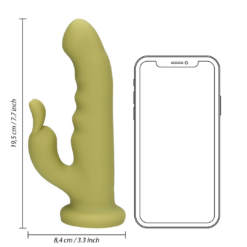 Loveline - Zachte silicone roterende rabbit vibrator